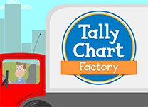 Choose the tally charts that correctly represent the number of blocks to be packed into boxes.