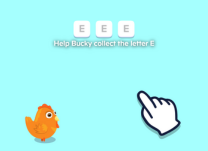 Guide our friendly chicken friend through the farm to collect specific letters, with interactive jumps and voiceovers that enhance phonetic learning in 'Chicken Letter Run.