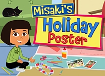 Help Misaki create a cultural holiday poster for her school fair.
