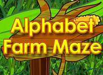 Help the tractor get through this maze by following the requested letters.