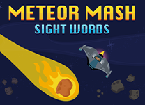 details of game - Meteor Mash Sight Words