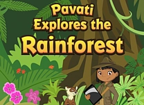 Help Pavati collect pictures of the animals and plants of the rainforest and make note of their specific adaptations to the environment.