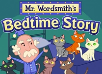Help Mr. Wordsmith make a bedtime story for his kittens by spelling words with the /er/ sound.