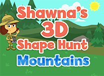 Help Shawna find 3D shapes on her camping trip.