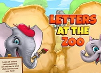 details of game - Letters at the Zoo (Lowercase)