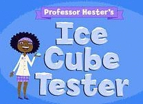 Count by 2s to add ice to cool the water in Professor Hester&rsquo;s Ice Cube Tester.
