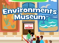 Help prepare displays for the Environments Museum by placing the correct plants and animals in each environment.