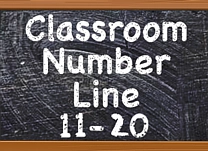 Use a number line to practice counting from 11 to 20.