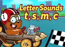 details of game - Crazy Race: Letter Sounds <span class="aofl-italics">t, s, m, c</span>