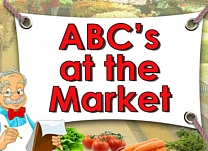 This game features photos of items at the market. Practice recognizing the letter that each food item starts with.