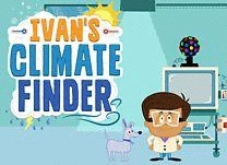 Help Ivan explore weather patterns by matching clothing to climate areas where the clothing would be appropriate.