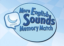 details of game - More English Sounds Memory Match: moon
