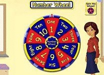 Spin the wheel and practice counting groups of 1 to 10 objects.