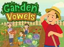 Help a family plant a vegetable garden by selecting the correct vowel teams to complete words in sentences.
