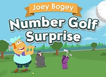 Use number blocks to model the three-digit distances that Joey Bogey hits a golf ball.