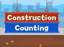 Count using tens and ones to find the number of construction blocks.