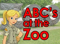 This fun game features photographs of zoo animals. Select the letter that each zoo animal starts with to help the zookeeper!