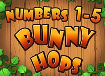 details of game - Numbers 1–5 Bunny Hops