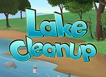 Help clean up the lake by scooping out the items that have the requested ending sounds.