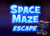 Help the spaceship reach the space station by skip-counting by 10s to find the way out of a maze.