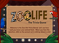 Answer trivia questions about zoo animals.