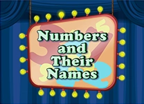 Match the number words one through ten with groups of those numbers of items.
