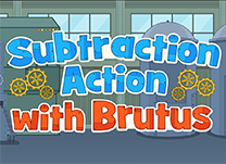 Help Murphy find the answers to two-digit subtraction problems.