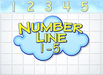 Practice counting 1–5 by playing this game.