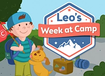Help Leo make a timeline of his week at camp.