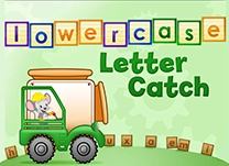 Collect lowercase letters to spell common three-letter words.