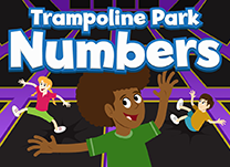 Help the children jump across the trampoline park by identifying odd and even numbers.