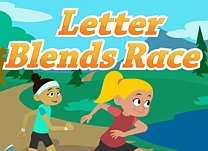 Help the runners finish a race by selecting the correct final consonant blends to complete the unfinished words.