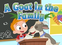 Help a young boy who is writing a speech about his pet goat by choosing the best topic sentence, supporting sentence, and closing sentence for his speech.