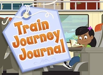 Help a young girl complete her train journal by selecting the correct reflexive pronoun to complete the sentence.