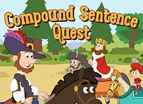 Help Simon the Royal Historian write about King Grammar and the prince&rsquo;s quest for the Dangerous Dragon by joining two or more simple sentences to form a compound sentence.