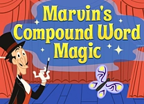 Help Marvin perform magic by constructing and deconstructing compound words.