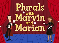 Judge a magic competition between Marvin the Magician and his assistant Marian by choosing the correct spelling for plural nouns.