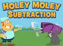 details of game - Holey Moley Subtraction