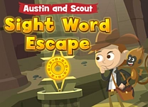Help Austin and Scout escape the temple by identifying rhyming words.