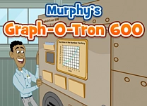 Help Murphy teach Junior about the history of the Number Factory by interpreting a line graph.