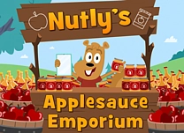 Help Nutly solve two-step addition and subtraction word problems at his Applesauce Emporium.