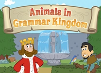 Help King Grammar complete the animal names that have vowel teams representing long vowel sounds.
