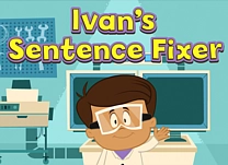 Use Ivan&rsquo;s sentence fixer machine to fix incomplete sentences for a book about Ivan&rsquo;s town.