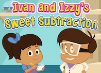 Help Izzy and Ivan fill catering orders by using base-10 blocks to model subtraction of 3-digit numbers that require regrouping.