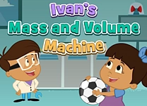 Help Ivan teach Izzy about mass and volume by ordering objects from least to greatest mass and least to greatest volume.