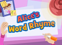 Play a game with Alice and her monsters by choosing the sight words that rhyme with the words given.