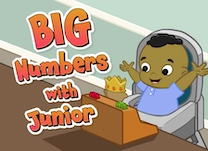 details of game - Big Numbers with Junior