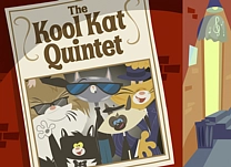 Help the Kool Kats get ready for their show by matching instruments to their sounds.