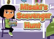Help Misaki find the things on her scavenger hunt list while exploring her community.