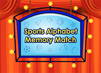 Match different sports with the letter they start with.